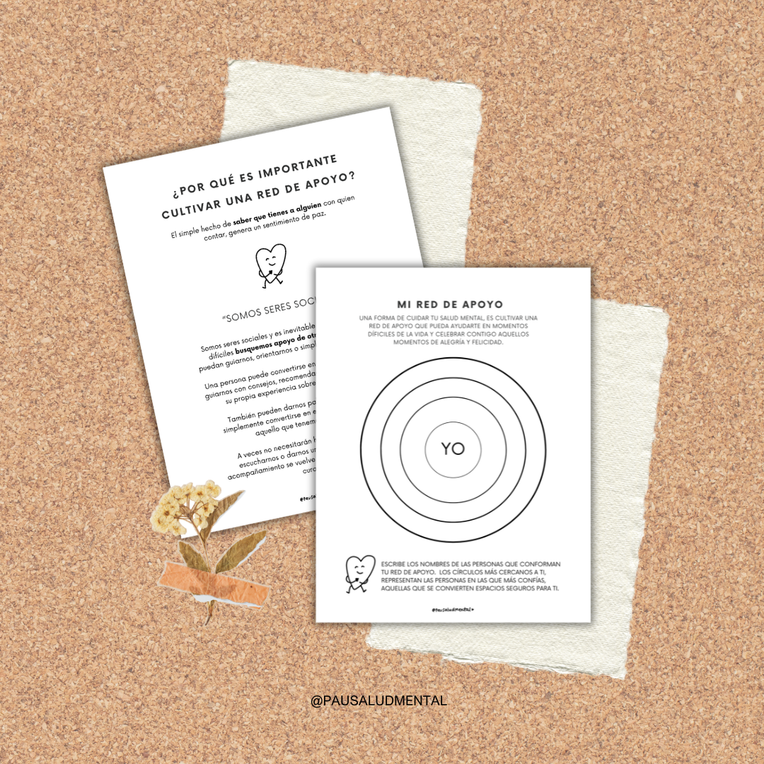 Mi red de apoyo 🌼 Worksheet